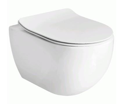 Lavabo Glomp rimless v&aelig;gh&aelig;ngt toilet - Hvid