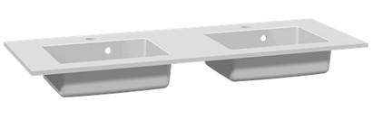 Dansani Minore 120 dobbelt m&oslash;belvask - 1 hanehul