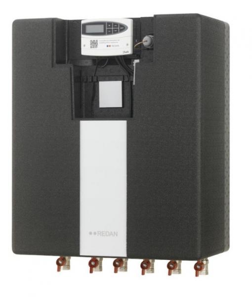 Redan Akva Lux II Se fjernvarmeunit fuldisoleret med ECL 53kw Redan Akva Lux II Se fjernvarmeunit fuldisoleret med ECL 53kw
