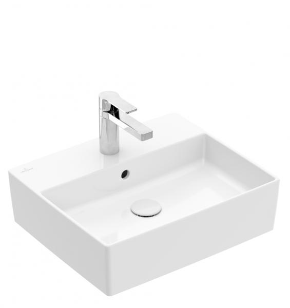 V&B Memento 2.0 50 fritst&aring;ende bowlevask - 1/3 hanehuller - Med overl&oslash;b