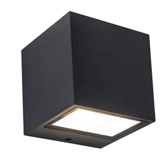 Lutec Gemini udendørs væglampe 8,8 x 8,6 - Mat sort Lutec Gemini udendørs væglampe 8,8 x 8,6 - Mat sort