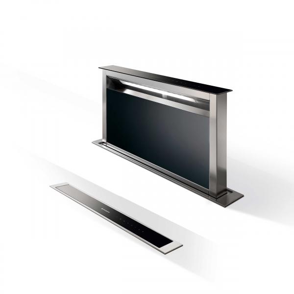 Eico Fabula N PLUS indbygget emh&aelig;tte t/ bordplade - Rustfrit st&aring;l