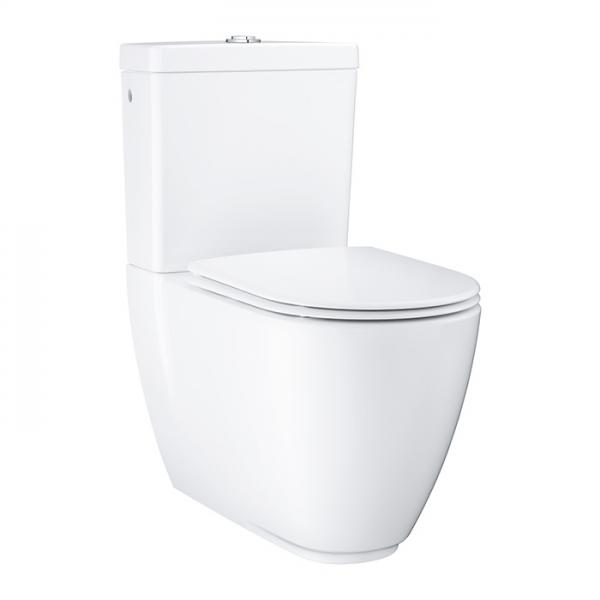 Grohe Essence Back-to-Wall toilet inkl. cisterne og toiletsæde m/PureGuard Grohe Essence Back-to-Wall toilet inkl. cisterne og toiletsæde m/PureGuard