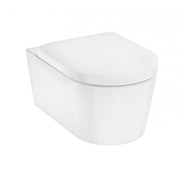 hansgrohe EluPura S rimless væghængt toilet inkl. sæde hansgrohe EluPura S rimless væghængt toilet inkl. sæde