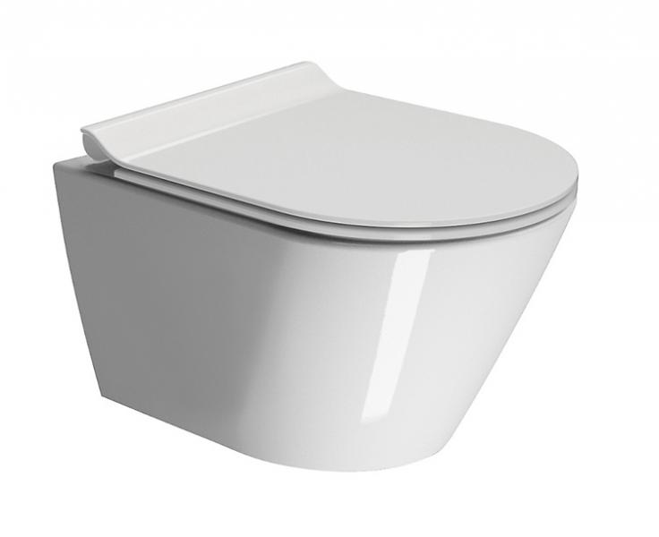 GSI Kube X kompakt 50 væghængt toilet m/Extraglaze+ GSI Kube X kompakt 50 væghængt toilet m/Extraglaze+