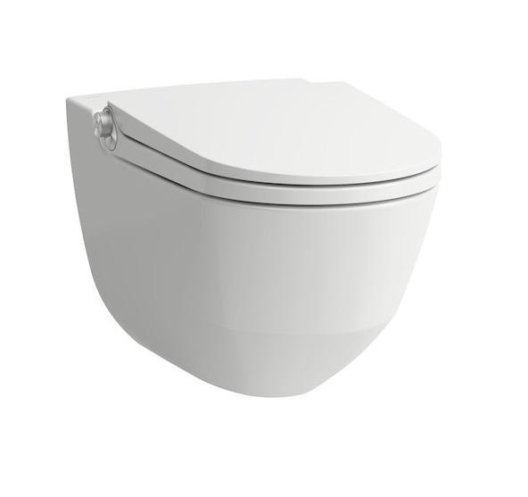 Laufen Riva Duschtoilet - rimless og LCC - Inkl. s&aelig;de