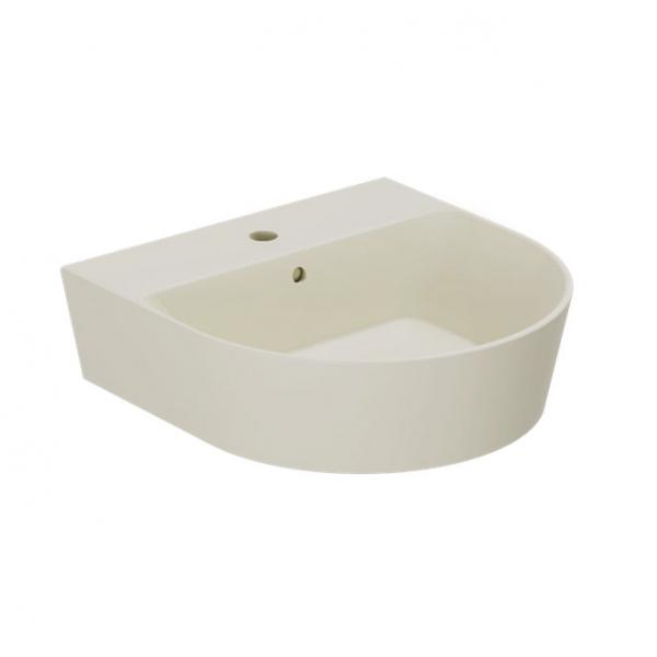 Lavabo Forma 50 h&aring;ndvask t/v&aelig;g eller m&oslash;bel - 1 hanehul - Perl&eacute;