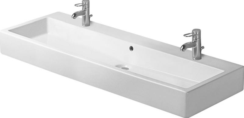Duravit Vero 120 håndvask t/væg eller møbel - 2 hanehuller Duravit Vero 120 håndvask t/væg eller møbel - 2 hanehuller