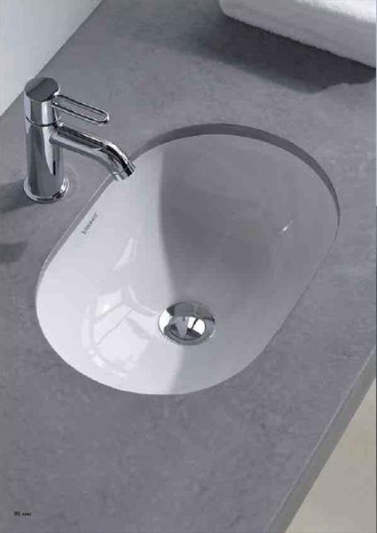 Duravit Foster 43 h&aring;ndvask t/underlimning - Uden hanehul