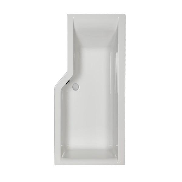 Strømberg Urban Edge badekar t/brus - 157,5 x 70/84,5 - Højre - 1 ryglæn Strømberg Urban Edge badekar t/brus - 157,5 x 70/84,5 - Højre - 1 ryglæn