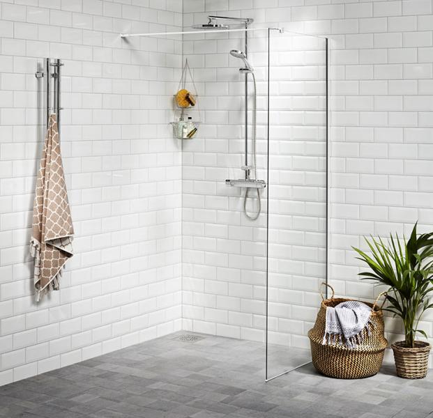 Alterna Vetro fast brusev&aelig;g 70x200 m/EasyClean - Klar/Hvid