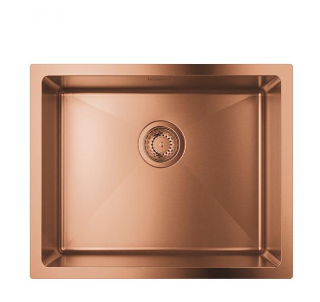 Grohe K700U rustfri st&aring;lvask - B&oslash;rstet Warm Sunset