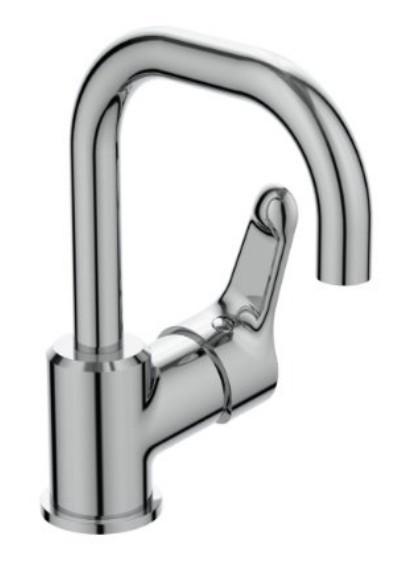 Ideal Standard Alpha h&aring;ndvaskarmatur m/svingtud- Krom