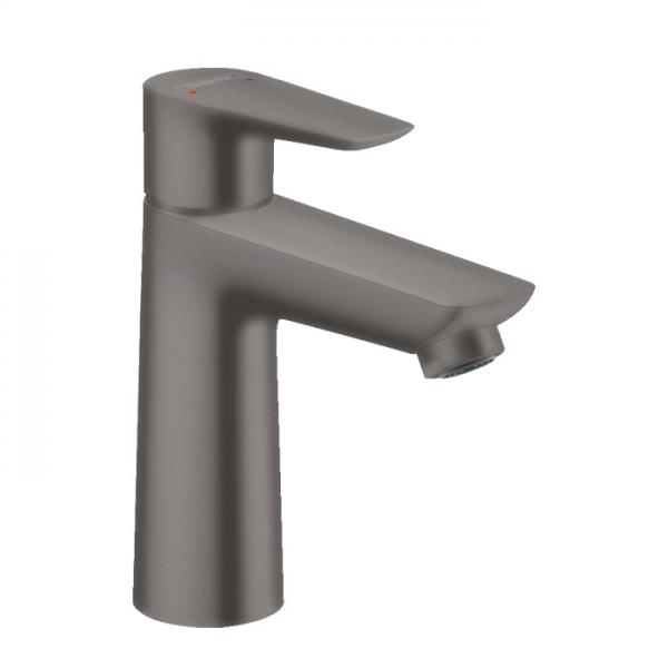 hansgrohe Talis E 110 h&aring;ndvaskarmatur m/l&oslash;ft-op bundventil - B&oslash;rstet sort krom