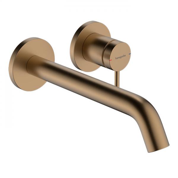 hansgrohe Tecturis S h&aring;ndvaskarmatur t/indbygning m/EcoSmart+ - 225 - B&oslash;rstet bronze