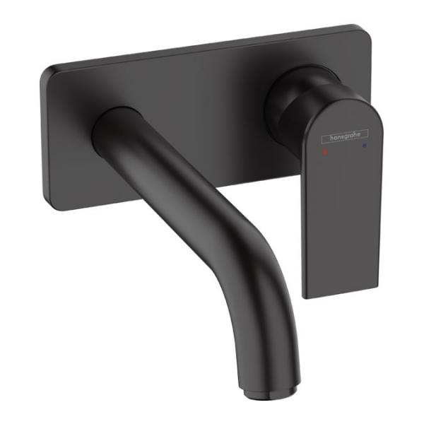 hansgrohe Vernis Shape h&aring;ndvaskarmatur til indbygning - 207 mm -  Mat sort