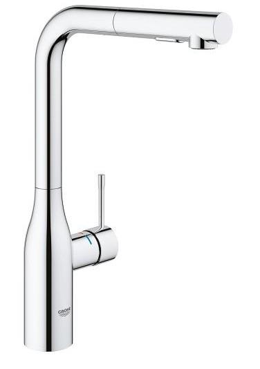 Grohe Essence New k&oslash;kkenarmatur m/udtr&aelig;k - Krom