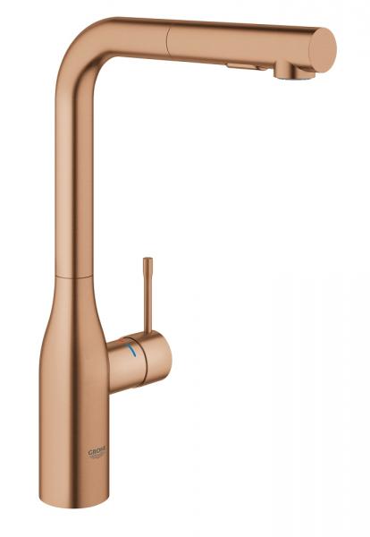 Grohe Essence New køkkenarmatur m/udtræk - Børstet warm sunset Grohe Essence New køkkenarmatur m/udtræk - Børstet warm sunset