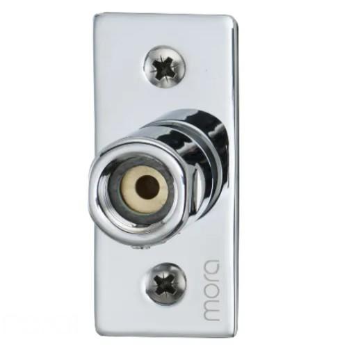 Mora v&aelig;gplade f aftapsventil g&frac12; ind  for pex-r&oslash;r &oslash;15 mm, 110x46