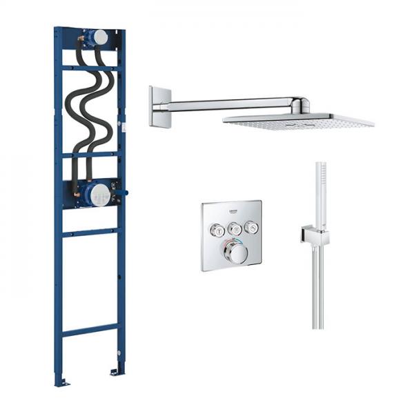 Grohe SmartControl 310 komplet brusesystem m/Shower Frame - Firkantet Grohe SmartControl 310 komplet brusesystem m/Shower Frame - Firkantet