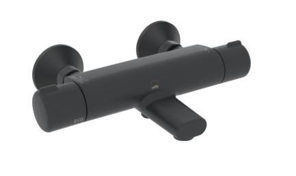 Oras Nova kar- og brusearmatur m/Eco Flow - Mat sort Oras Nova kar- og brusearmatur m/Eco Flow - Mat sort