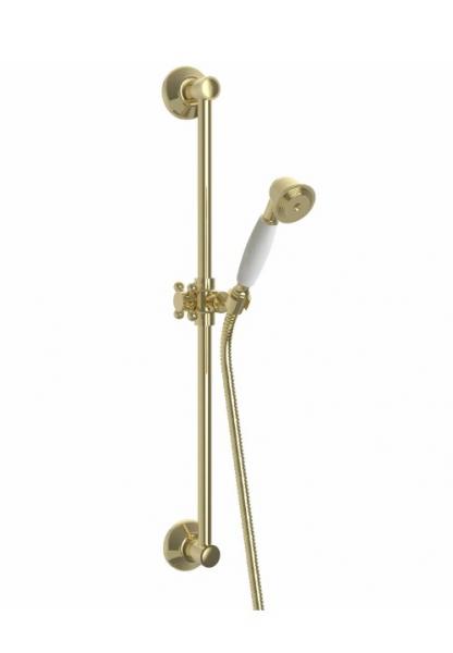 Lavabo Retro brusestang m/h&aring;ndbruser - Messing natur