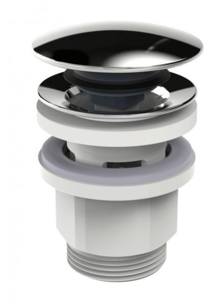 Oras push open bundventil - Mulighed for l&aring;sning - Krom