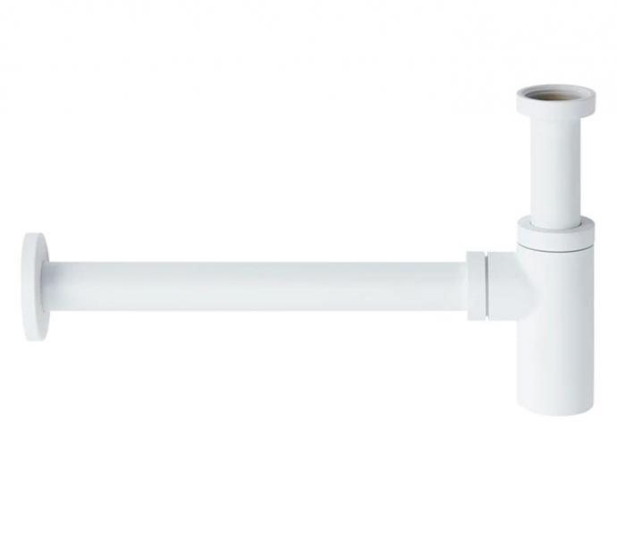 Lavabo Luna 1-1/4" vandl&aring;s t/v&aelig;gmontering - Mat hvid