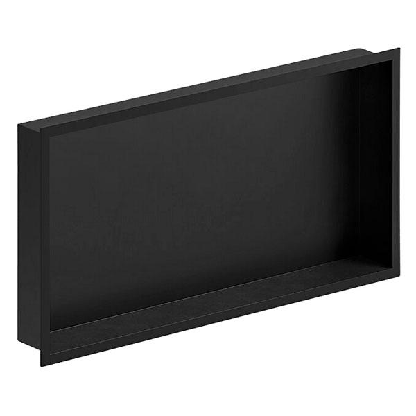 Damixa Zen badeværelseshylde til indbygning - Rektangulær - Mat sort Damixa Zen badeværelseshylde til indbygning - Rektangulær - Mat sort