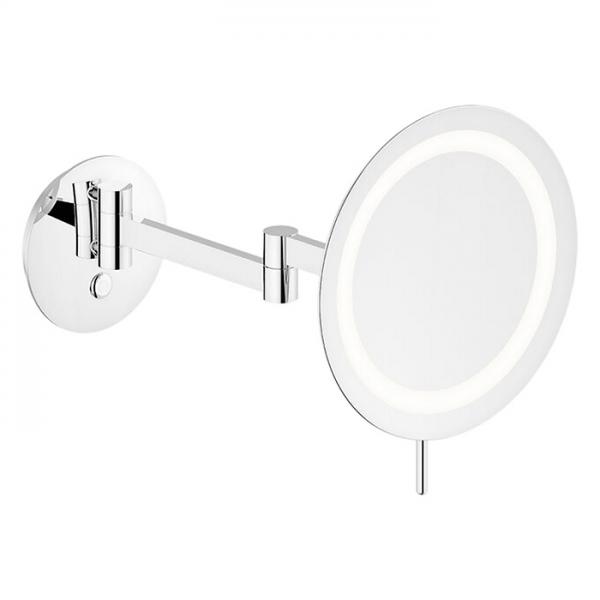 Damixa Zen make-up spejl m/lys og 5x forst&oslash;rrelse - Krom