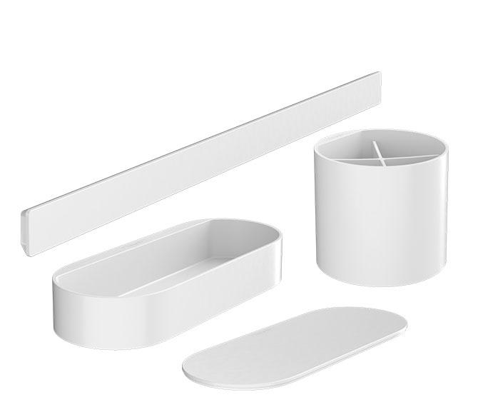 Hansgrohe WallStoris sæt til badeværelse - Mat hvid Hansgrohe WallStoris sæt til badeværelse - Mat hvid