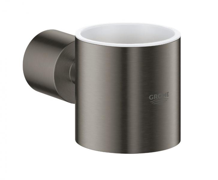 Grohe Atrio holder - Børstet hard graphite Grohe Atrio holder - Børstet hard graphite