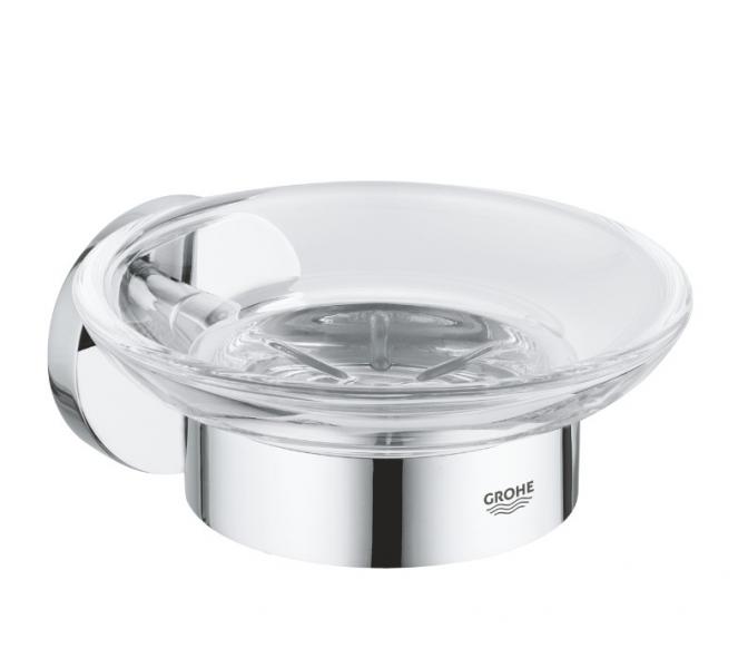 Grohe Essentials s&aelig;besk&aring;l med holder - Krom