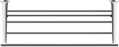 Duravit Starck T håndklædehylde - 61 cm - Krom Duravit Starck T håndklædehylde - 61 cm - Krom