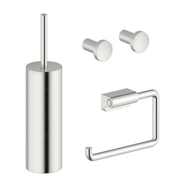 Damixa Zen tilbehørspakke til badeværelset - Steel Damixa Zen tilbehørspakke til badeværelset - Steel