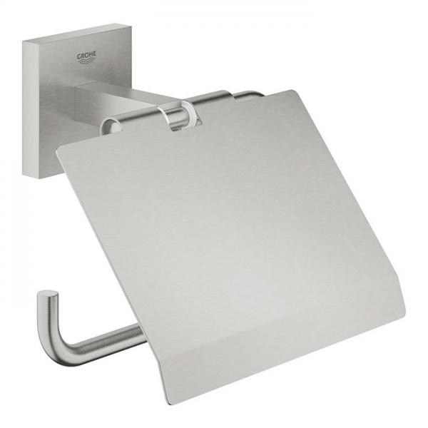 Grohe Start Cube toiletpapirholder m/l&aring;g - Supersteel