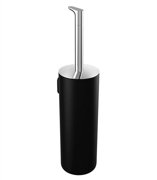 Pressalit Style toiletbørste t/væg eller gulv - Krom/sort Pressalit Style toiletbørste t/væg eller gulv - Krom/sort