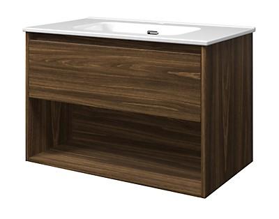 Sanibell Proline møbelsæt 80 m/integrerede greb og åben hylde - Cabana eg Sanibell Proline møbelsæt 80 m/integrerede greb og åben hylde - Cabana eg