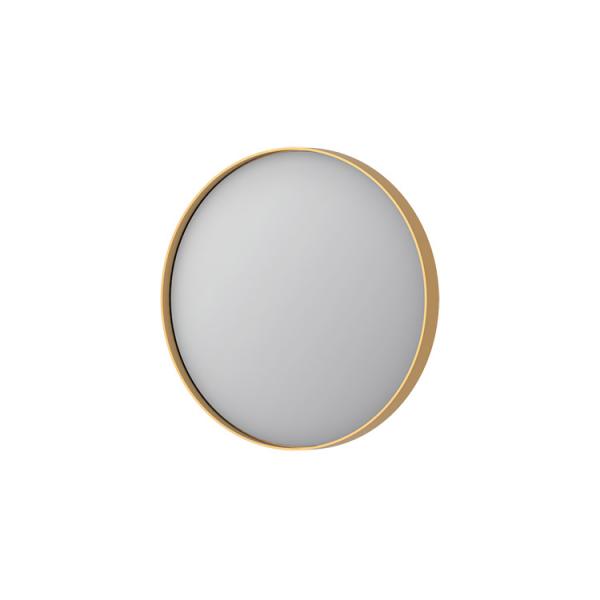 Sanibell Ink SP15 rundt spejl m/ramme &Oslash;40 - B&oslash;rstet mat guld