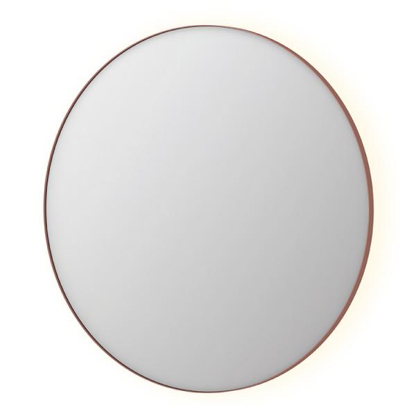 Sanibell Ink SP17 rundt spejl m/backlight, varme og sensor &Oslash;120 - B&oslash;rstet kobber