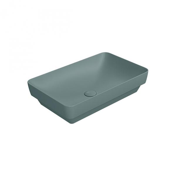 GSI Pura 60 fritstående bowlevask - Firkantet - Uden overløb - Agave GSI Pura 60 fritstående bowlevask - Firkantet - Uden overløb - Agave