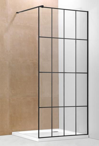 Nortiq New York fast brusevæg m/sprosser - 80 cm Nortiq New York fast brusevæg m/sprosser - 80 cm