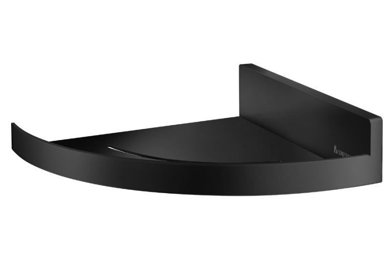 Smedbo Sideline brusehylde til hj&oslash;rne - Mat sort