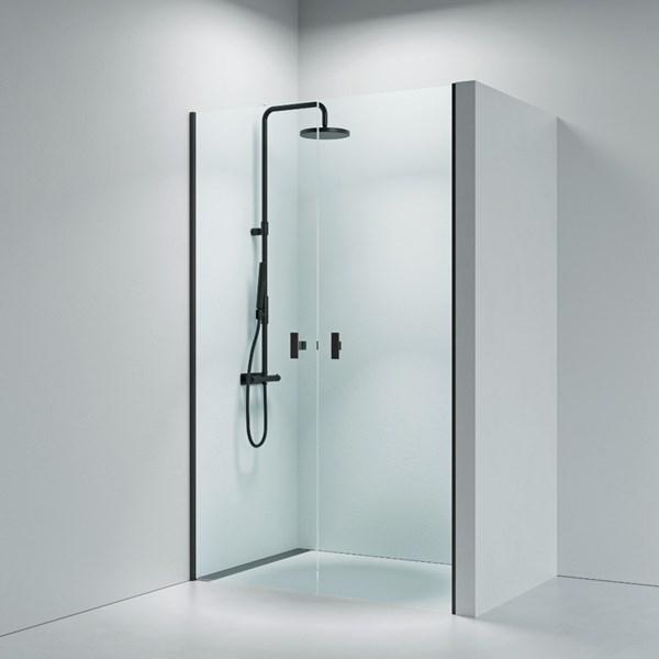 Strømberg Noma 30 dobbelt svingdør - Skræddersyet - Mat sort Strømberg Noma 30 dobbelt svingdør - Skræddersyet - Mat sort