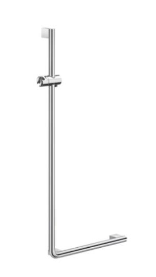 Smedbo Living greb til hj&oslash;rne m/brusestang - Krom - Venstre