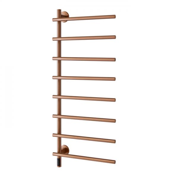 Cassøe Lazio håndklædetørrer til el - Børstet kobber Cassøe Lazio håndklædetørrer til el - Børstet kobber