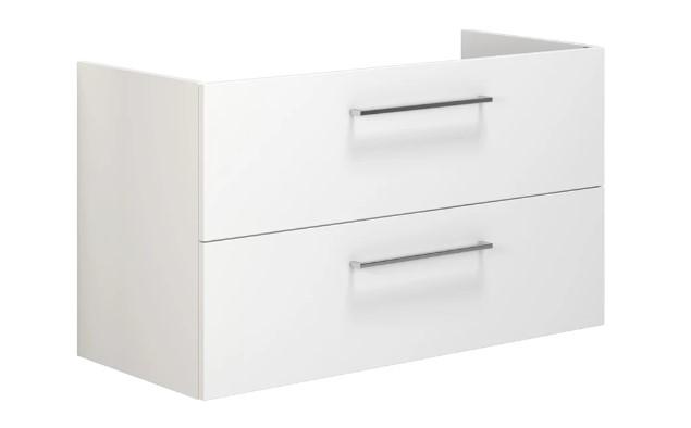 Dansani Mido+ 100 vaskeskab m/skuffer - Hvid mat Dansani Mido+ 100 vaskeskab m/skuffer - Hvid mat