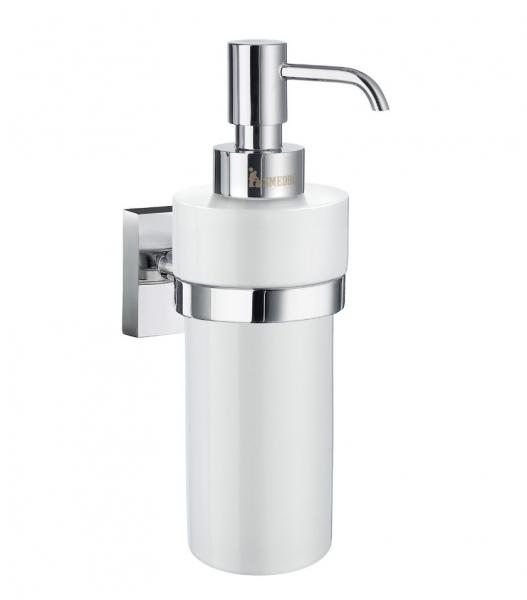 Smedbo House s&aelig;bedispenser til v&aelig;g - Krom/porcel&aelig;n