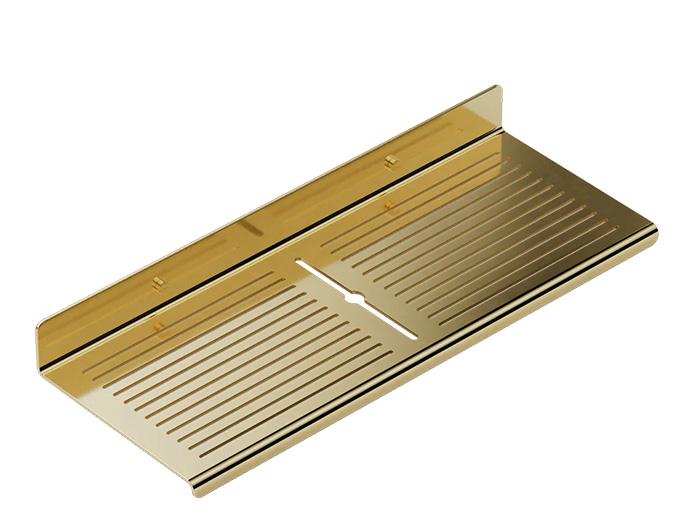 Toni Copenhagen brusehylde - &AElig;gte messing