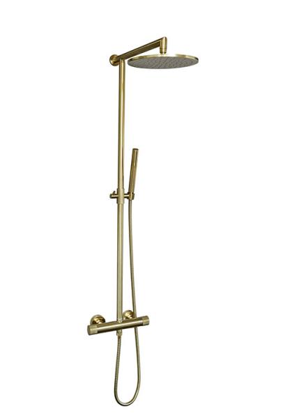 Cass&oslash;e Crystal Cut komplet brusesystem - T8 - B&oslash;rstet messing